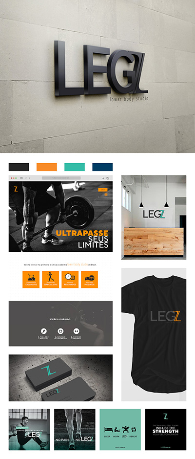 Identidade VisualLegz Academia por Juliana Negrão.